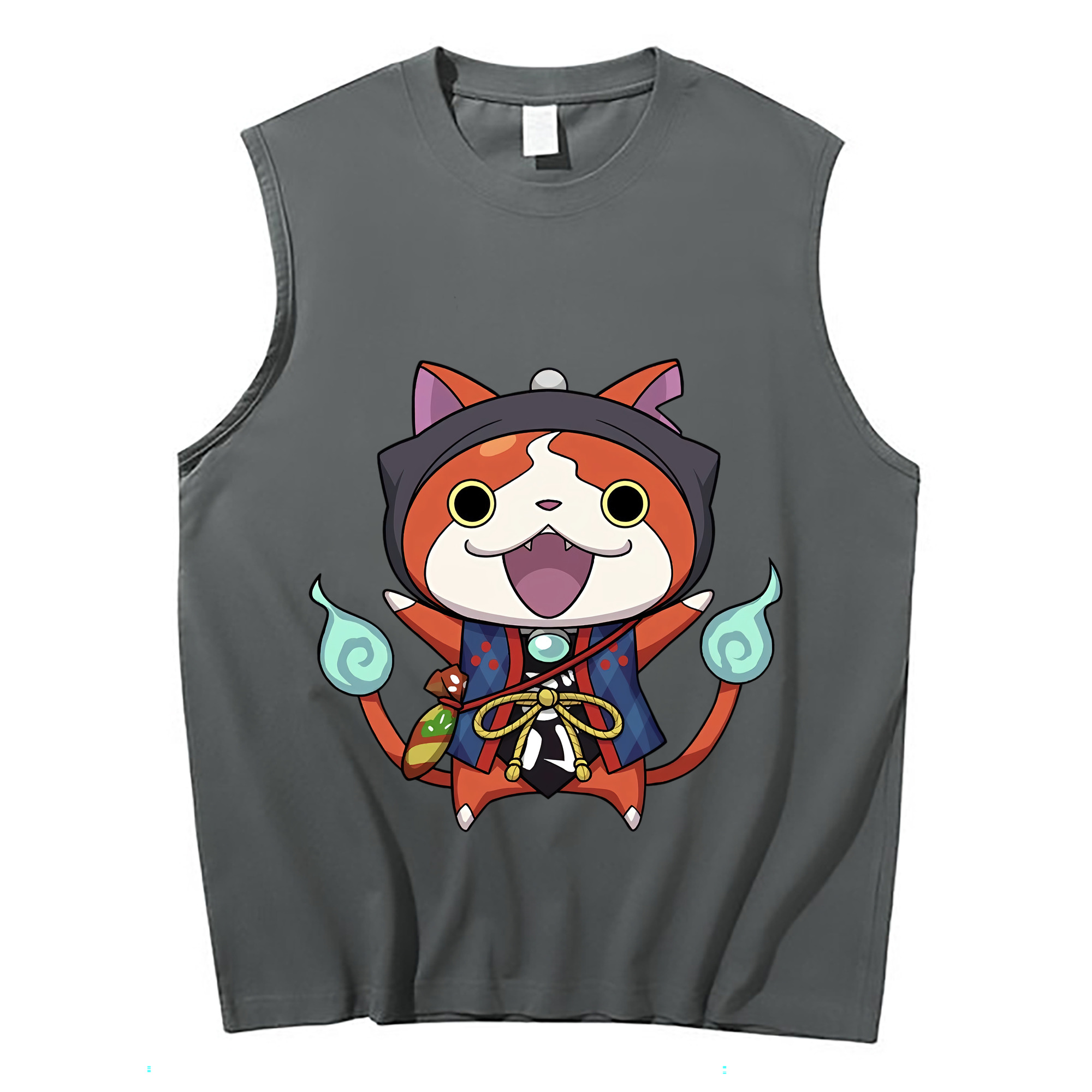 （画像用） 妖怪ウォッチ Yo-kai Watch コットン100％タンクトップ（フロントプリント）